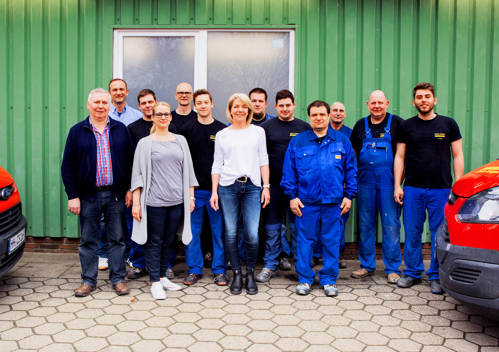 Das Team bei Elektroschröder